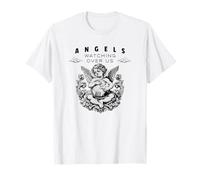 Angels Watching Over Us Protective Quote T-Shirt