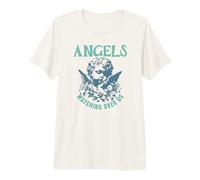 Angels Watching Over Us Spiritual Protective Quote Premium T-Shirt