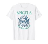 Angels Watching Over Us Spiritual Protective Quote T-Shirt