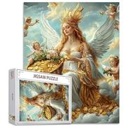 Angels Wings 1000 Piece Jigsaw Puzzles for Adults Women Puzzles Art Wall Decor DIY Puzzle Gifts Challenging Family Activity for Game Nights