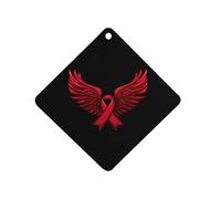 Angels-Wings Breast Cancer Awareness Air Freshener Hanging Car Incense Chip Diffuser Scented Decor for Car Home
