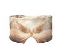 Angel's Wings Unisex Side Sleeping Headband, Sleeping Eye Mask and Ear Muffs, (26.8 * 4.3 inches), Indoor and Outdoor Travel Yoga Adjustable Comfort Eye and Ear Muffs,