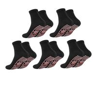 Angelslim Ionic Ionized Low-Frequency Pulse Self-Heating Socks, Heated Socks for Men, Fat Burning Socks, Self-Heating Comfortable Elastic and Durable Sock, Foot Massage Socks for Unisex (5Pair)