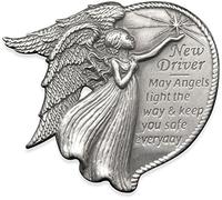 Angelstar Protected by Angels Metal Visor Clip, Multi-Colour, 10.2 x 7.7 x 2 cm