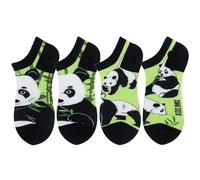 Angelteers 2 Pairs Funny Cartoon Animal Print Cotton Ankle Socks for Women Teens
