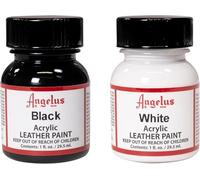Angelus - 2 Colors for Leather and Fabric 29,5 ml - Black and White
