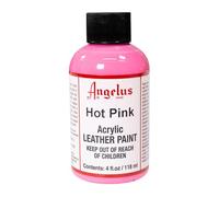 Angelus Acrylic Leather Paint-118.3ml Hot Pink
