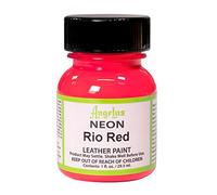 Angelus Acrylic Leather Paint 30 ml, Fluorescent Red, 30 ml