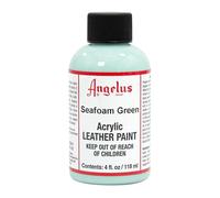 Angelus Acrylic Leather Paint for Purse Leather Vinyl 4 Oz Seafoam Green