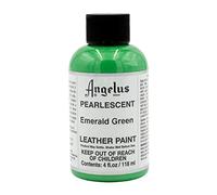 Angelus Acrylic Leather Paint Pearlescent Paint (118ml, Emerald Green)