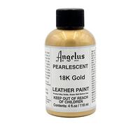 Angelus Brand Acrylic Leather Paint - Pearlescent 18K Gold