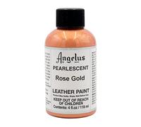 Angelus Brand Acrylic Leather Paint - Pearlescent Rose Gold (4oz)