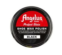 Angelus Brand Perfect Stain Shoe Wax Polish, 3 fl.oz, Black
