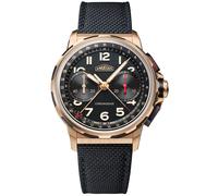 Angelus Chronodate Red Gold Rubber Watch AGS-017