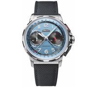 Angelus Chronodate Titanium Storm Blue Rubber Watch AGS-022