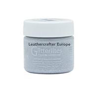 Angelus Glitterlites 1oz (30ml) Acrylic Leather Paint (Silver Spark)