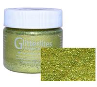 Angelus Glitterlites Flexible Glittercoat 29.6ml Bottle - Limelite