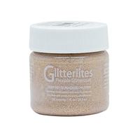 Angelus® Glitterlites Paint, Desert Gold 1Fl Oz