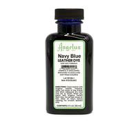 Angelus Leather Dye - Flexible Leather Dye for Shoes, Boots, Bags, Crafts, Furniture, & More 3oz (Navy Blue)