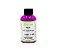 Angelus Leather Paint, 4 Ounce Jar, Neon Paradise Purple