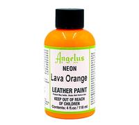 Angelus Neon Acrylic Leather Color Orange Size: 118ml