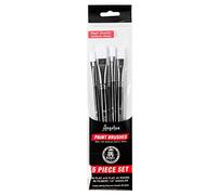 Angelus Paint Brush Set, Synthetic Fibers, Black