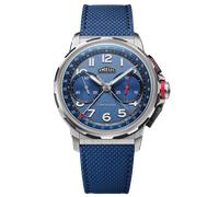 Angelus Watch Chronodate Titanium Blue Limited Edition - Blue AGS-012