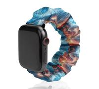 AngelWings Fire Fashion Scrunchie Watch Strap Compatible with IWatch Series 1 2 3 4 5 6 Elastic Replacement Band