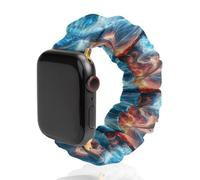 AngelWings Fire Fashion Scrunchie Watch Strap Compatible with IWatch Series 1 2 3 4 5 6 Elastic Replacement Band