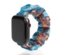 AngelWings Fire Fashion Scrunchie Watch Strap Compatible with IWatch Series 1 2 3 4 5 6 Elastic Replacement Band