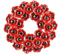 Angélys Poppy Wreath Brooch
