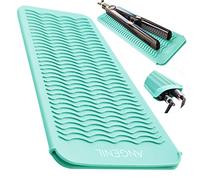 ANGENIL Heat Resistant Silicone Mat Pouch for Cordless Flat Iron Hair Straighteners and Curlers in One, Hair Straightener Brush, Hairdryer, Curling Iron Wand Tongs, Gifts for Women, Food Grade