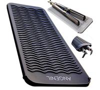 ANGENIL Silicone Heat Resistant Travel Mat Pouch for Titanium Ceramic Flat Iron,Hair Straightener Professional and Curler 2 in 1,Curling Wand,Crimper Hair Iron Tools,Food Grade Silicone
