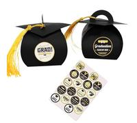 Angenster Graduation Gift Box,Class of 2025 Graduation Candy Boxes with Tassels Decorations Leavers Gifts for Students