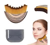 ANGEO Lymphatic Contour Face Brush - Soft Bristle Lymphatic Drainage Massager, Facial Sculpting Tool for Chin & Jawline, Gentle Lymphatic Face Brush for Daily Skincare & Spa Treatments