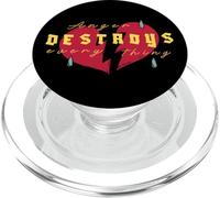 Anger Destroys Everything PopSockets PopGrip for MagSafe
