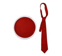 Anger Emotion Character Fancy Dress Costume Set Red Facepaint + Red Tie Animated Movie Character Accessory - Angry Emotion Character