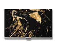 Anger Honey-Badger Roaring Business Card Holder ID Credit Case