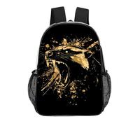 Anger Honey-Badger Roaring Clear Backpack Stadium Events Transparent Bag PVC