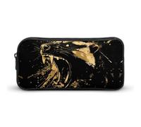 Anger Honey-Badger Roaring Pencil Case Large Capacity Storage Bags Makeup Stationery Portable Organiser