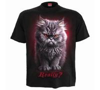 ANGER MANAGEMENT - Front Print T-Shirt Black