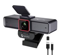 Angetube 4K Webcam for PC, UHD Computer Web Camera for Desktop with 5X Zoom