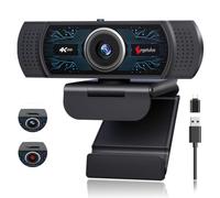 Angetube 4K Webcam for PC w/Microphone, USB Web Cam Built-in Privacy Cover