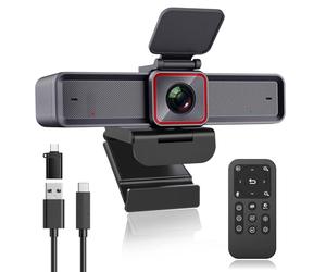 Angetube 4K Webcam with AI Tracking,Streaming Web Camera for PC/Mac,USB3.0
