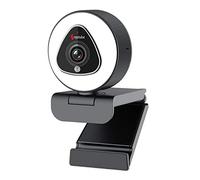 Angetube Streaming Webcam 1080P with Ring Light, Autofocus External Webcam