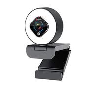 Angetube Streaming Webcam 1080P with Ring Light, HD Web camera for PC