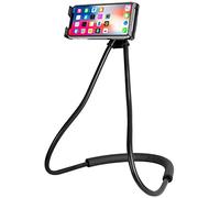 ANGGO Cellphone Holder Lazy Neck Phone Holder LZ01 Universal Cell Phone Lazy Stand Holder for iPhone Samsung HTC (Black)