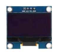 ANGGREK 1.3 Inch OLED Display Module Electronic Component IIC I2C 128x64 White Text Self Emissive with SH1106 Driver IC for MP3 Smart Health Devices