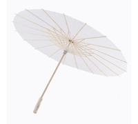 ANGGREK 20cm, Vintage Charm, DIY Creativity, Romantic and Elegant, 30cm, 40cm, 60cm Pure White Paper Umbrella for Wedding Bridal Party Decor School Photo Prop with Sturdy and Comfortable (60cm /
