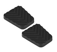 ANGGREK 2Pcs Clutch Brake Pedal Rubber Covers for Accent Scoupe Tiburon Getz Pedal Pads for Pedal Rubber Mat
